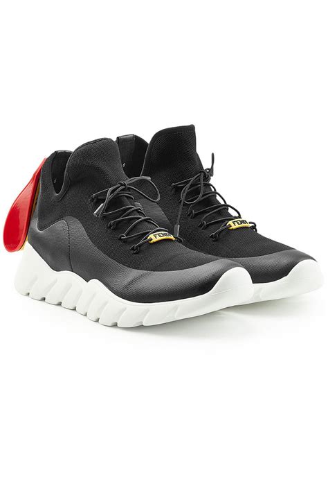 fendi trainers black